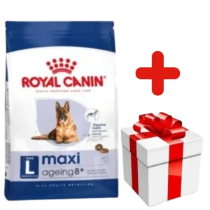 ROYAL CANIN Maxi Ageing 8+ 15kg karma sucha dla psów dojrzałych, po 8 roku życia, ras dużych + niespodzianka dla psa GRATIS!