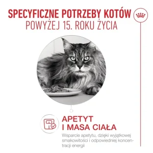 ROYAL CANIN mokra karma dla kota, Senior Ageing 15+, sos 12x85g