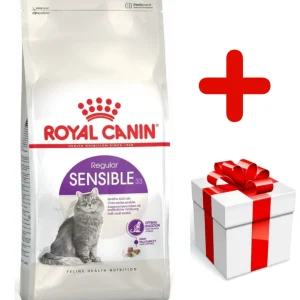 ROYAL CANIN Sensible 33 10kg karma sucha dla kotów dorosłych, o wrażliwym przewodzie pokarmowym + niespodzianka dla kota GRATIS!