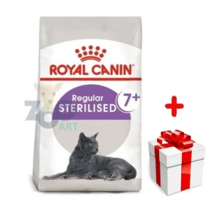 ROYAL CANIN Sterilised +7 400g karma sucha dla kotów dorosłych, od 7 do 12 roku życia życia, sterylizowanych + niespodzianka dla kota GRATIS!