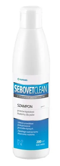 Sebovet-Clean – przeciw łojotokowi dla psa 200ml