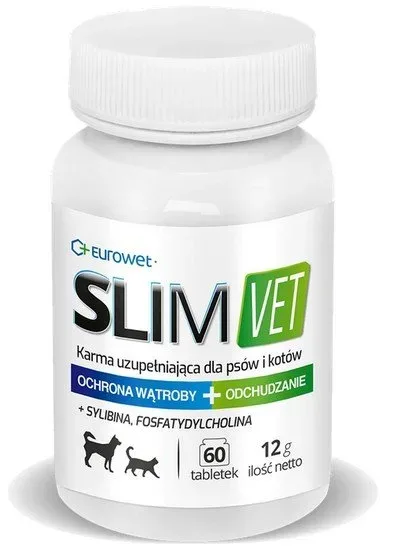 Slimvet dla małego psa i kota 60 tabletek