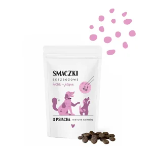 Smaczki bezzbożowe – królik + jeżyna – naturalne przysmaki treningowe dla psa – 80 g