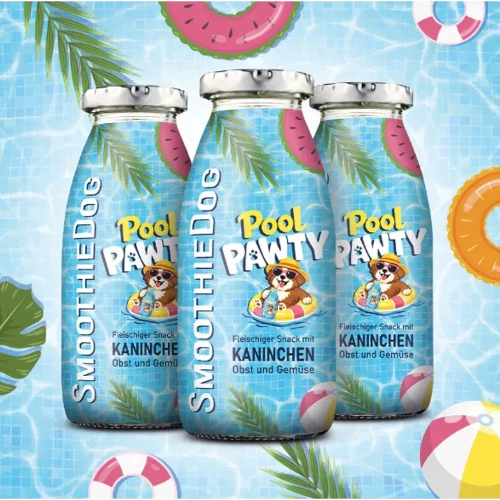 SMOOTHIE DOG Pool Pawty Królik Przekąska dla psa 250ml 100% Naturalna - Image 2