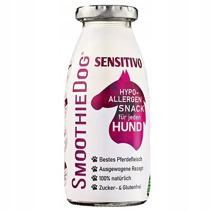 SMOOTHIE DOG Sensitivo Konina Przekąska dla psa 250ml 100% Naturalna