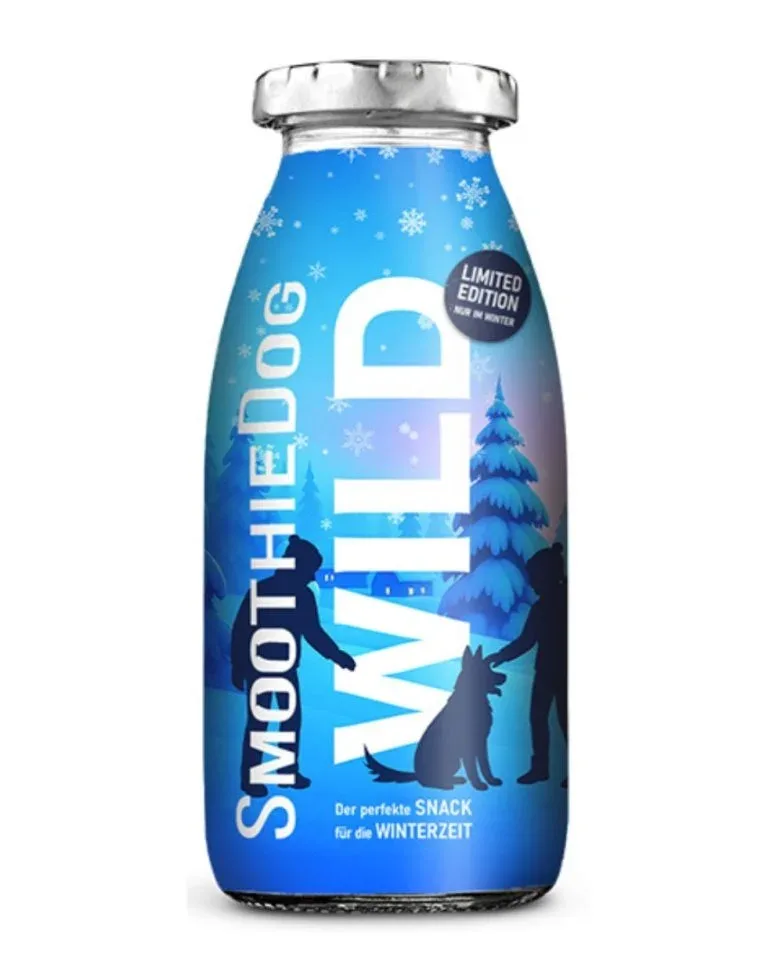 SMOOTHIE DOG Wild Dziczyzna z warzywami Przekąska na siła i odporność dla psa 250ml 100% Naturalna