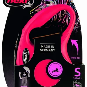 Smycz dla psa Flexi New Classic taśma 5m S czerwona