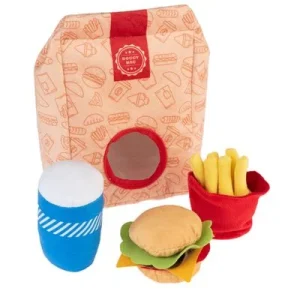 Squeaky Burger Menu zabawka dla psa