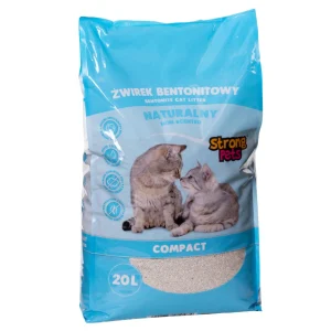 STRONG PETS Żwirek Bentonitowy Compact Naturalny 20L