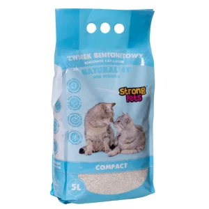 STRONG PETS Żwirek Bentonitowy Compact Naturalny 5L