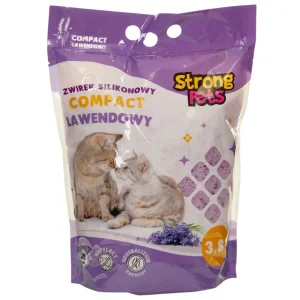STRONG PETS Żwirek Silikonowy Compact Lawenda 3,8L