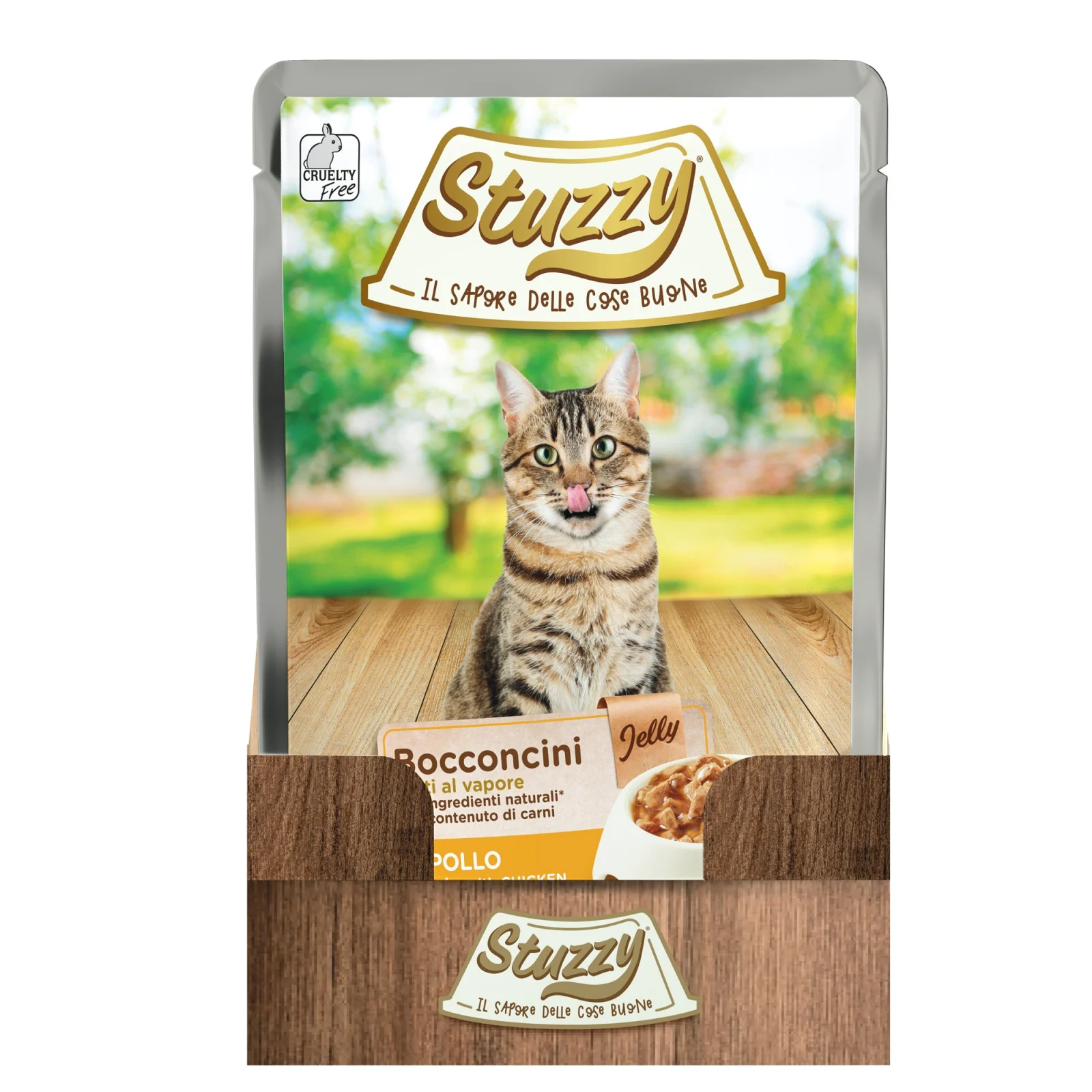 STUZZY KOT sasz.85g BOCCONCINI KURA żel /24 - Image 2