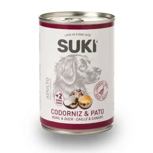 Suki - przepiórka i kaczka – karma mokra dla psa - 400g