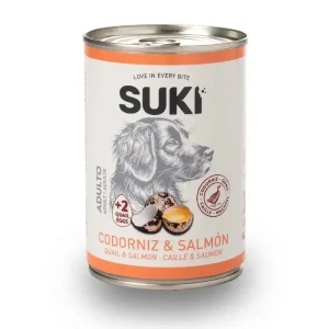 Suki - przepiórka i łosoś – karma mokra dla psa - 400g