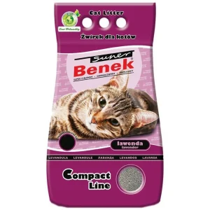 Super BENEK Compact Lawenda Żwirek bentonitowy