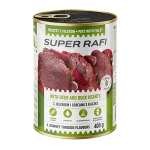 SUPER RAFI z Jeleniem i Sercami Kaczki 400g