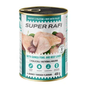SUPER RAFI z Perliczką i Wątróbką Wołową 400g