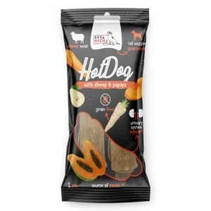 Syta Micha Hot Dog Do Żucia – Warzywny Z Papają W Skórze Owcy 2 szt.
