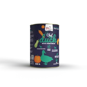Syta Micha Kaczka z warzywami – mokra karma dla psa 400 g