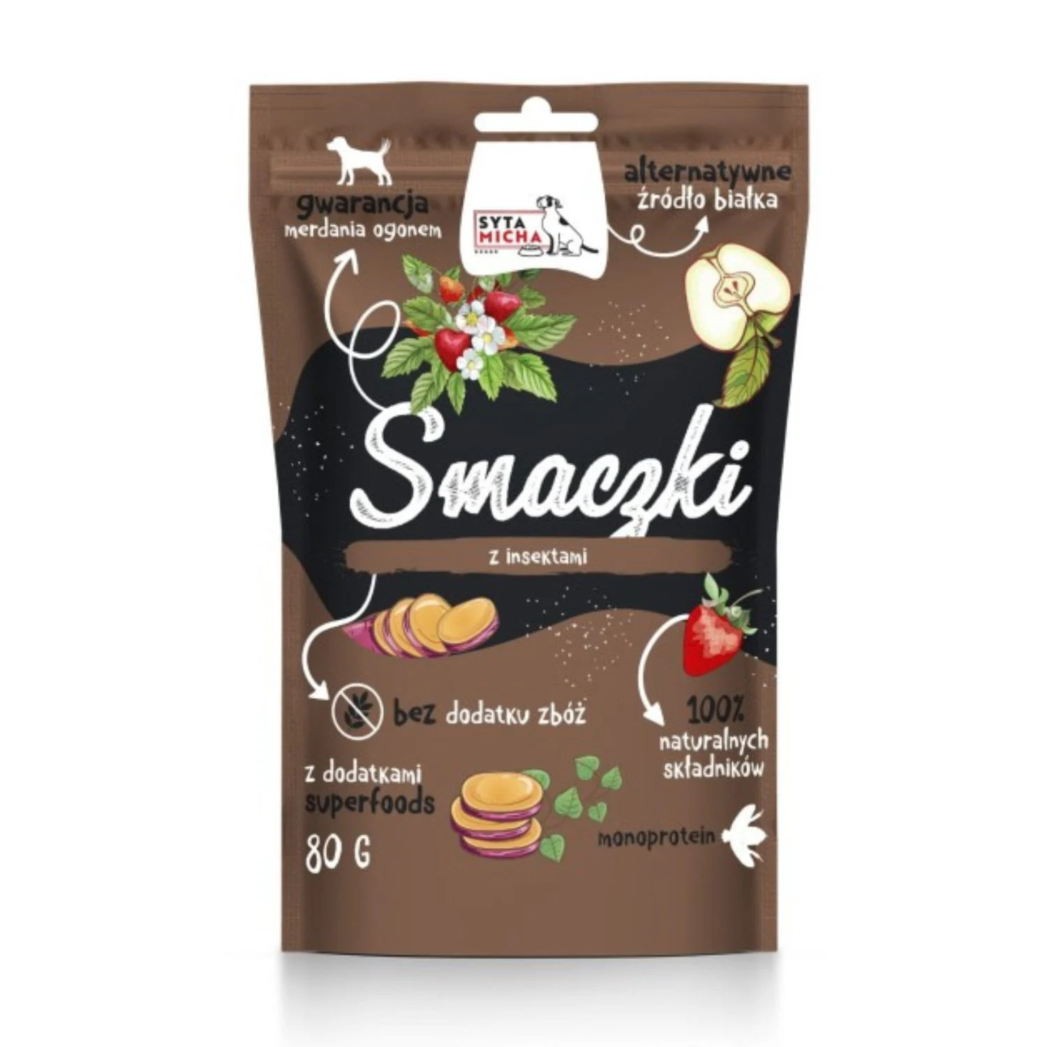 Syta Micha Smaczki z Insektami 80g