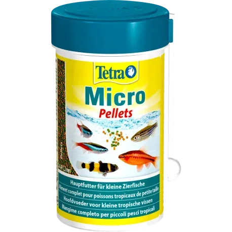 Tetra Micro Pellets 100ml – pokarm drobny wybarwiający - Image 2