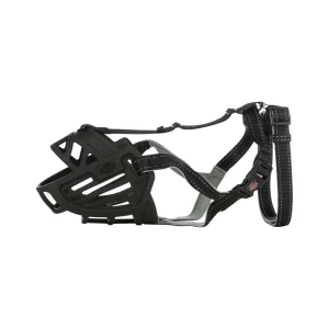 TRIXIE Kaganiec Muzzle Flex, silikonowy, M, czarny