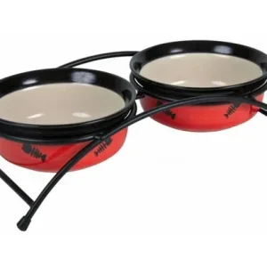 Trixie Miski ceramiczne 0,25L na stojaku [24790]