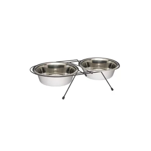 TRIXIE Miski na stojaku 2x2,8l/24cm