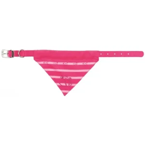 Trixie Obroża nylonowa z chustą, XS: 19–24 cm/10 mm, fuksja