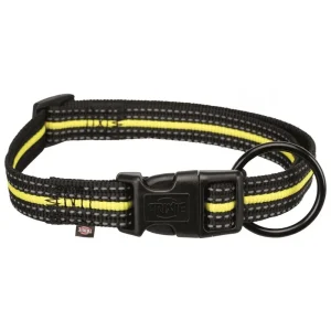 Trixie Obroża Sporting Fusion, M–L: 35–55 cm/20 mm, czarno/żółta