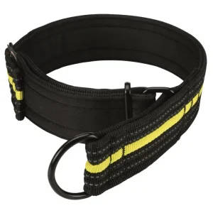 Trixie Obroża zaciskowa Sporting Fusion, M–L: 38–48 cm/45 mm, czarno/żółta