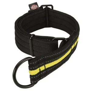 Trixie Obroża zaciskowa Sporting Fusion, S–M: 28–38 cm/35 mm, czarno/żółta