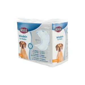 TRIXIE Pieluchy dla dorosłych psów 12 sztuk L–XL 60–80 cm