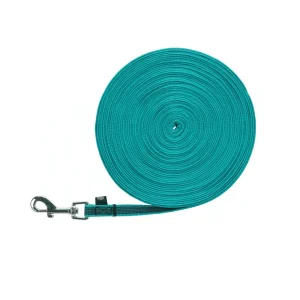 Trixie Smycz trackingowa dla psa turkusowa 15 m/15 mm