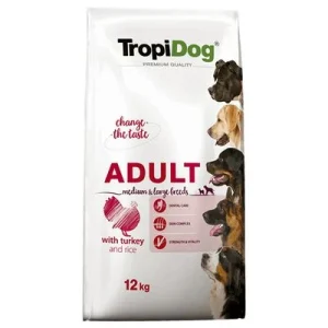 Tropidog Premium Adult Medium/Large, Indyk i ryż ► Zamów teraz ✔
