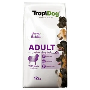 Tropidog Premium Adult Medium/Large, Jagnięcina i ryż ► Zamów teraz ✔