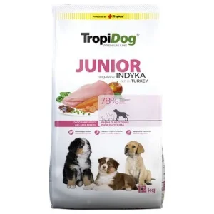 Tropidog Premium Junior Large, indyk i ryż ► Zamów teraz ✔