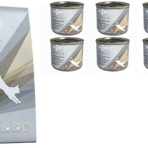 TROVET CAT FRD Intestinal z rybą sucha karma 3 kg + 6 puszek 190g