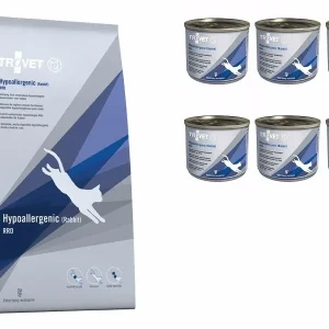 TROVET CAT RRD Hypoallergenic (Królik) 2,5kg + 6 x 200g sucha karma dla kotów, monobiałkowa