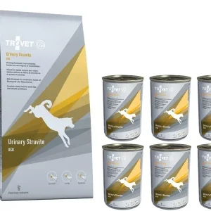 Trovet Dog ASD Urinary Struvite 3 kg + pu. 6 x 400g -ukł. moczowy psy