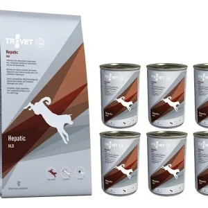 Trovet Dog HLD Hepatic 12,5kg + 6 x 400g – wątrobowo jelitowa dla psów