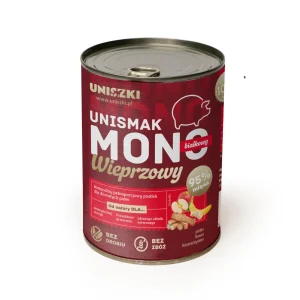 Unismak Mono Karma mokra Wieprzowina 400g