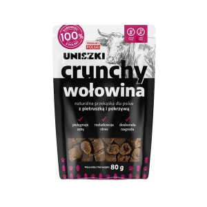 Uniszki Crunchy – Wołowina z pietruszką i pokrzywą 80g