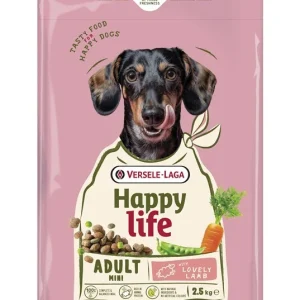 VERSELE-LAGA Happy Life Adult Mini Lamb 2,5kg - karma dla dorosłych, małych psów z jagnięciną