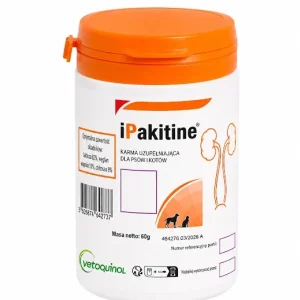 VETOQUINOL Ipakitine 60g Dla Kotów I Psów Dla Poprawy Funkcjonowania Nerek