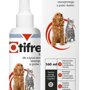 VETOQUINOL Otifree 160ml Dla Psów I Kotów Do Czyszczenia Uszu