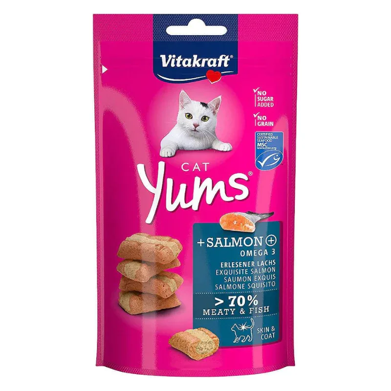 VITAKRAFT Cat Yums Łosoś 40g