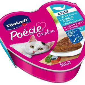 Vitakraft POESIE mokra karma dla kota z łososiem i szpinakiem 85g