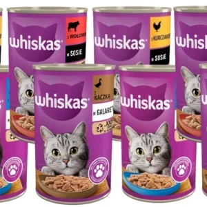 WHISKAS Adult puszka 12 x 400g mix smaków