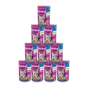 WHISKAS Adult puszka 12 x 400g - mokra karma dla kotów z tuńczykiem w galaretce